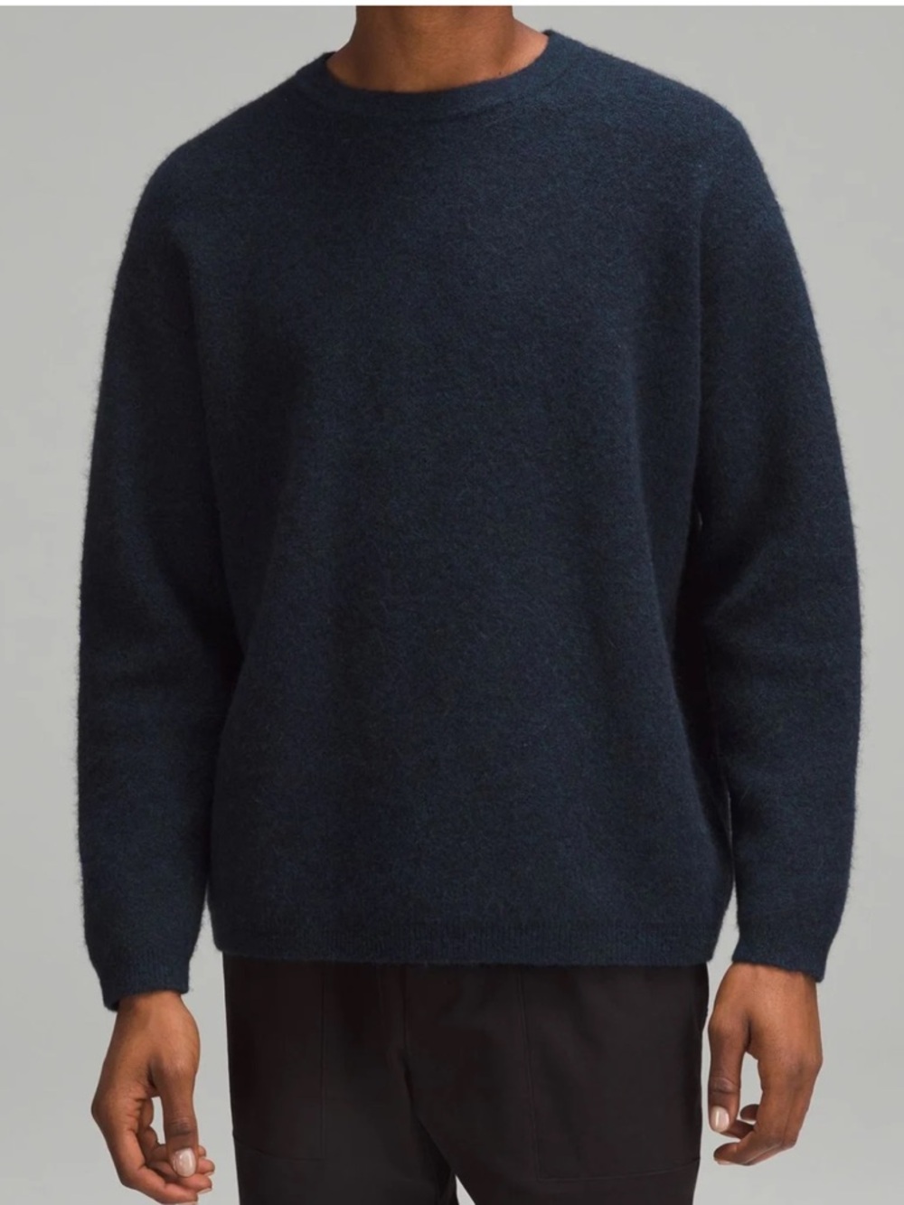 lululemon athletica Men's Alpaca Wool-Blend Crewneck Sweater sz M